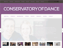 Tablet Screenshot of cofdance.com
